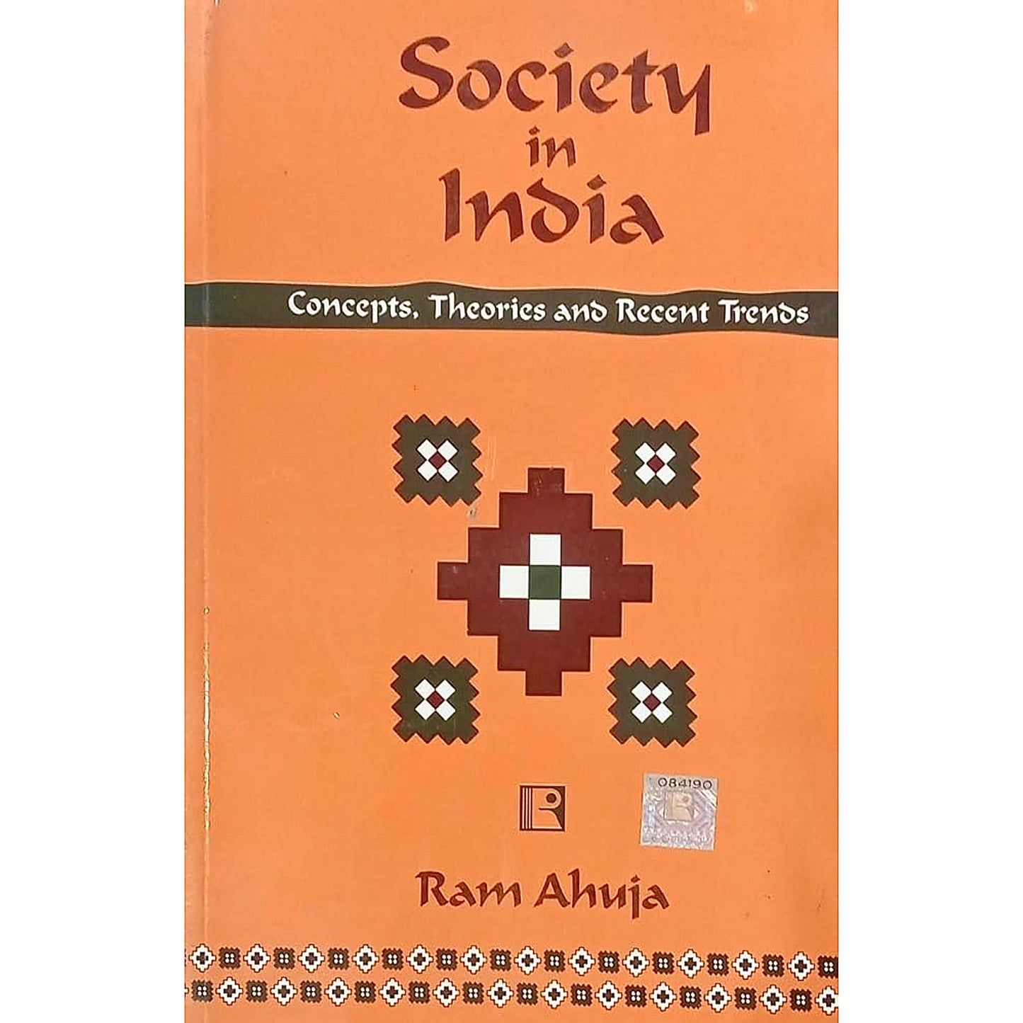 Society in india by ram ahuja